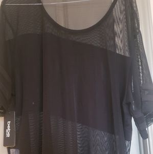 Bebe sport mesh top